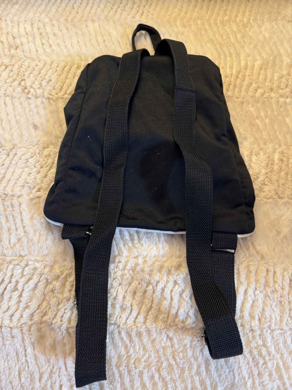 adidas Black and White Mini Backpack - Picture 3 of 4
